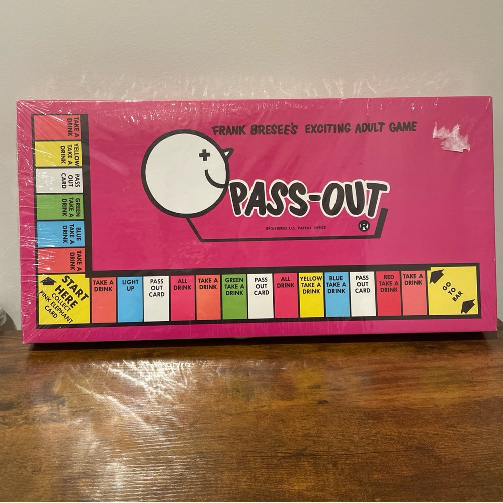 Pass-Out Board Game BNIB
